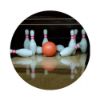 Picture of Acrylic Photo Action Centre Ten Pin - 1in