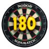 Picture of Acrylic Photo Action Centre 180 Dartboard - 1in