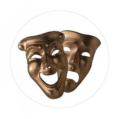 Picture of Acrylic Photo Action Centre Drama Mask - 1in