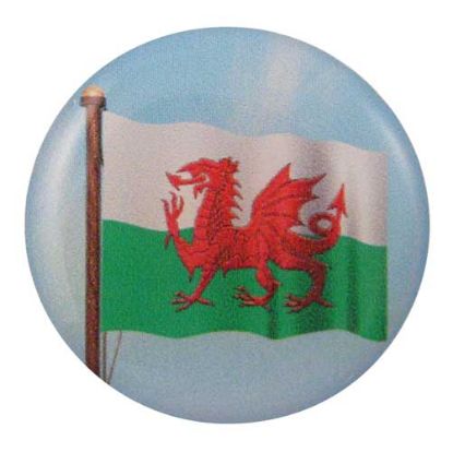 Picture of Acrylic Photo Action Centre Wales Flag - 1in