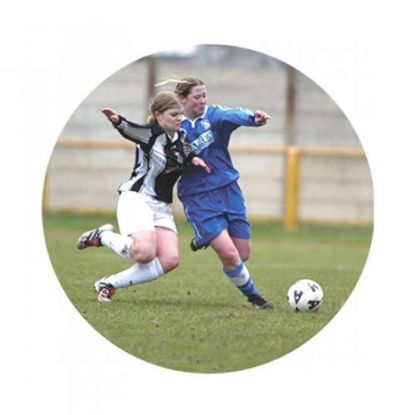 Picture of Acrylic Photo Action Centre Football Female