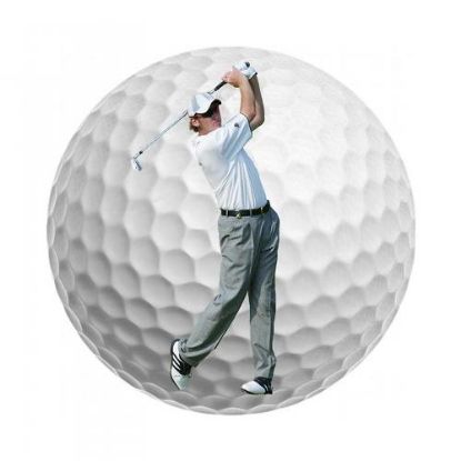 Picture of Acrylic Photo Action Centre Male Golf - 1in