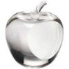 Picture of Clear Glass Apple Paperweight With Presentation Case - 3.5in