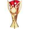 Picture of Gold|red Plastic Flash Cup With Handles (1in Centre) - 6in