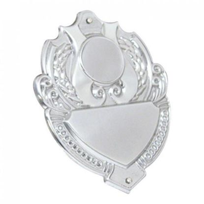 Picture of Chrome Plaque Front (1in Centre) - 5in