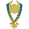 Picture of Gold|blue Plastic Diamond Holder (2in Centre) - 6.25in
