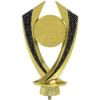 Picture of Gold|black Plastic Diamond Holder (2in Centre) - 6.25in