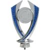 Picture of Silver|blue Plastic Diamond Holder (2in Centre) - 6.25in
