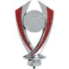 Picture of Silver|red Plastic Diamond Holder (2in Centre) - 6.25in