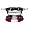 Picture of Chrome Plated Quaich Bowl With Celtic Handles And Wire - (Dia 5in) 2.5in