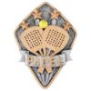 Picture of Padel Diamond Disc In Pewter|gold|yellow - 4 X 3in