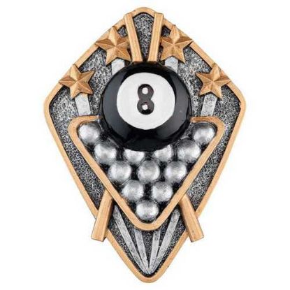 Picture of Pewter~gold~black~white Diamond Disc Pool