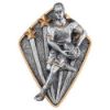 Picture of Rugby Male Diamond Disc In Pewter|gold - 4 X 3in