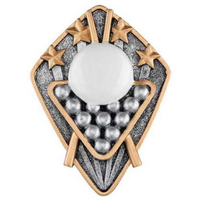 Picture of Pewter~gold~white Diamond Disc Snooker