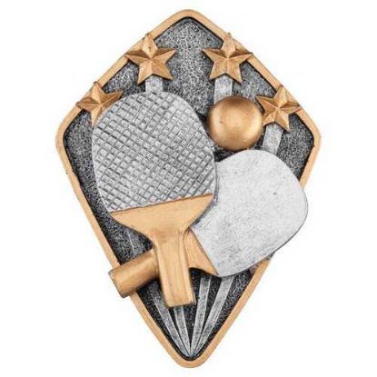 Picture of Pewter~gold Diamond Disc Table Tennis