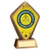 Picture of Bronze|gold Diamond Disc Holder - 5.25in