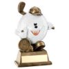 Picture of Brz|white Comedy Golf Ball Figure (1in Centre) - 5.75in