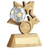 Picture of Brz|pew|gold Multi Star Football (1in Centre) - 4.5in