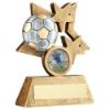 Picture of Brz|pew|gold Multi Star Football (1in Centre) - 4.5in