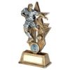 Picture of Brz|pew|gold Male Football Figure On Star Backdrop (1in Centre) - 8in