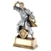 Picture of Brz|gold|pew Male Martial Arts Figure With Star Backing (1in Centre) - 7in