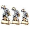 Picture of Brz|gold|pew Male Martial Arts Figure With Star Backing (1in Centre) - 7in