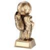Picture of Brz|gold Football And Boots On Column Riser (1in Centre) - 7.25in