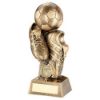 Picture of Brz|gold Football And Boots On Column Riser (1in Centre) - 7.25in