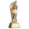 Picture of Brz|pew|gold Hockey Ball And Stick On Mesh Backdrop (1in Centre) - 6in