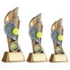 Picture of Brz|pew|yellow Tennis Ball And Racket On Mesh Backdrop (1in Centre) - 6in