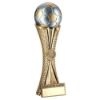 Picture of Brz|pew|gold Football On Tri Mesh Column (1in Centre) Managers Player - 12in