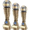 Picture of Brz|pew|gold Netball Leaf Column (1in Centre) - 7in