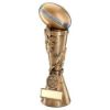 Picture of Brz|pew|gold Rugby Ball Leaf Column (1in Centre) - 7in