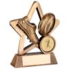 Picture of Brz|gold Rugby Mini Star (1in Centre) - 3.75in