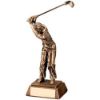 Picture of Brz|gold Male Back Swing Golfer - 8.25in
