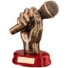 Picture of Brz|gold Microphone In Hand - 7in