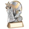 Picture of Pew|gold Netball With Shoe And Dress On Brz Base (1in Cen) - 5.25in
