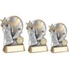 Picture of Pew|gold Netball With Shoe And Dress On Brz Base (1in Cen) - 5.25in