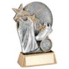 Picture of Pew|gold Basketball With Shoe And Shirt On Brz Base (1in Cen) - 6.25in