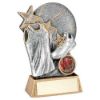 Picture of Pew|gold Basketball With Shoe And Shirt On Brz Base (1in Cen) - 6.25in