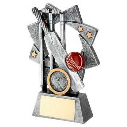 Picture of Pew|gold|red Cricket Star Spiral (1in Centre) - 5.75in
