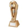 Picture of Gold|silver Football Star Column (1in Centre) - 10in