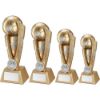 Picture of Gold|silver Football Star Column (1in Centre) - 10in