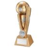 Picture of Gold|silver Football Star Column (1in Centre) - 10in