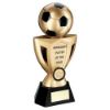 Picture of Gold|black Football On Cup (1in Centre) Managers Player - 10in