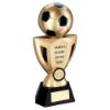 Picture of Gold|black Football On Cup (1in Centre) Parents Player - 10in