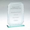 Picture of Jade Glass Rectangle + Silver Lined Edges (4mm Thick) - 7.5in