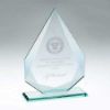 Picture of Jade Glass Diamond + Silver Lined Edges (4mm Thick) - 7.25in