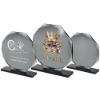 Picture of Smoked Black Glass Octagon Plaque (10mm Thick) - 8.75in