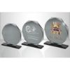 Picture of Smoked Black Glass Octagon Plaque (10mm Thick) - 8.75in